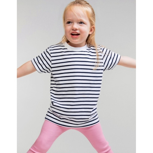 [LW027] Short Sleeved Stripe T Shirt [LW027]