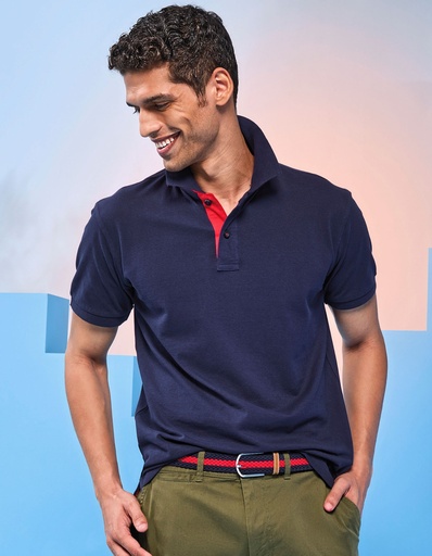 [AQ012] Men´s Classic Fit Contrast Polo [AQ012]
