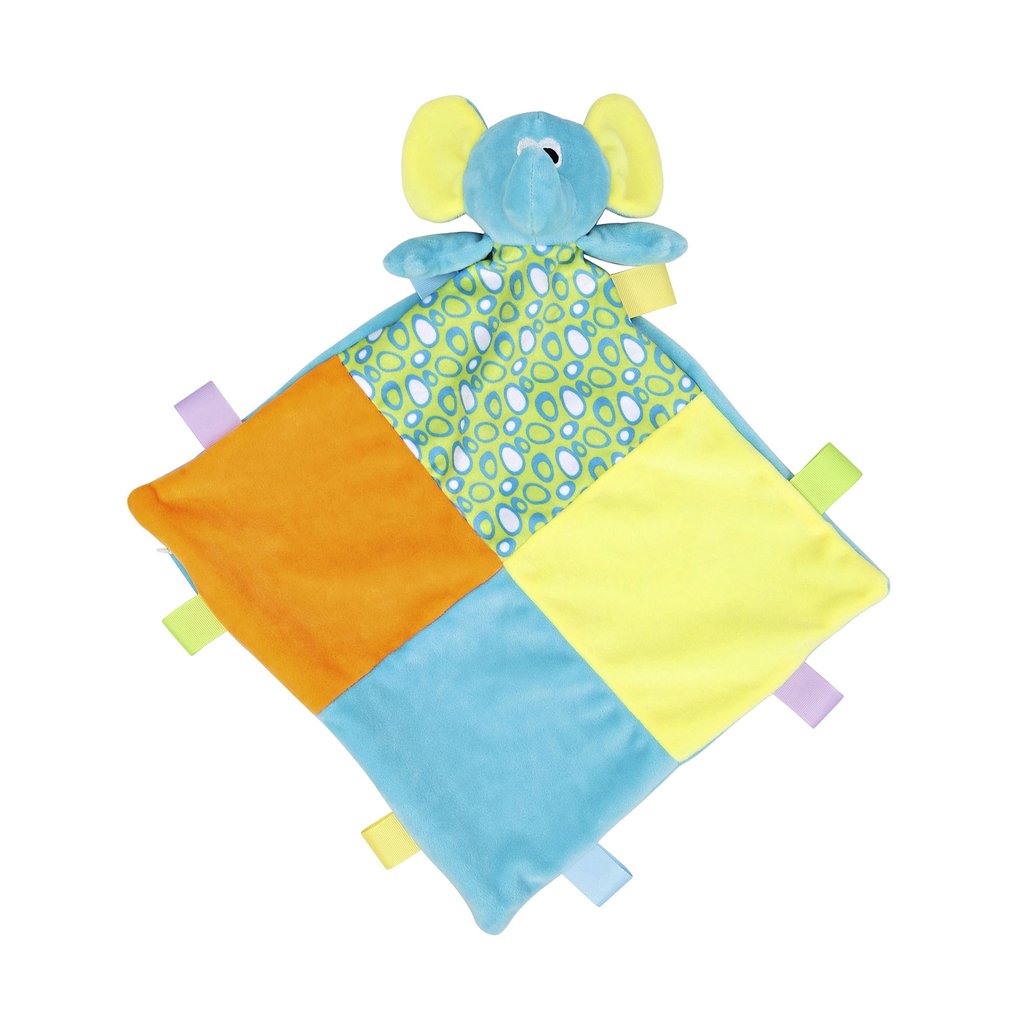 [MM701] Baby Multi Coloured Comforter With Rattle [MM701]