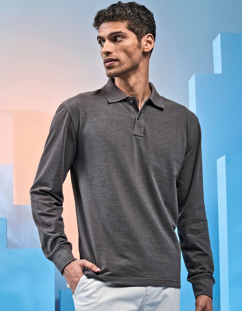 [AQ030] Men´s Classic Fit Long Sleeved Polo