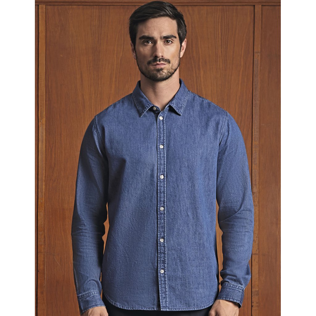 [NB4796] (04796) Men´s High-End Denim Shirt Bennett