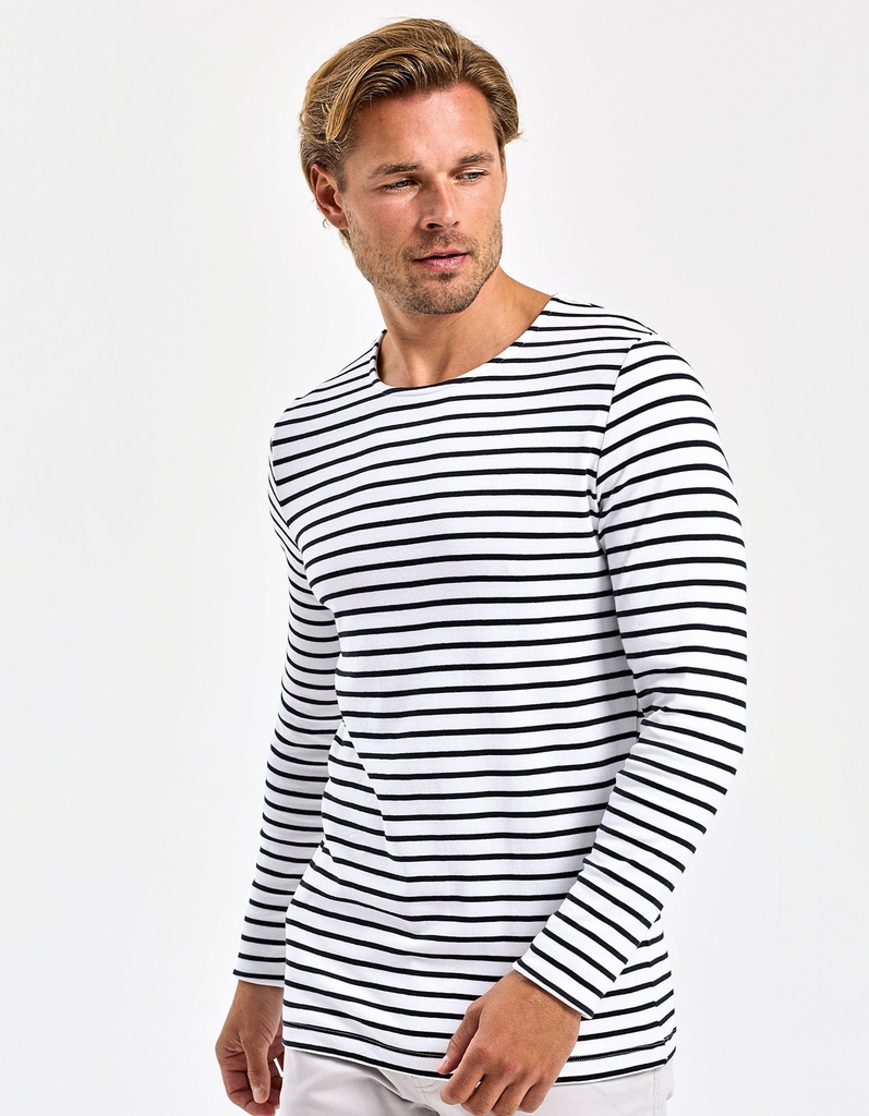 [AQ070] Men´s Marinière Coastal Long Sleeve Tee [AQ070]