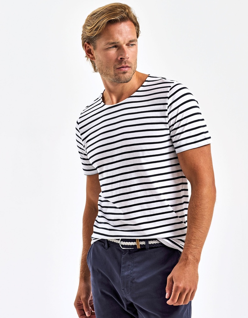 [AQ072] Men´s Marinière Coastal Short Sleeve Tee