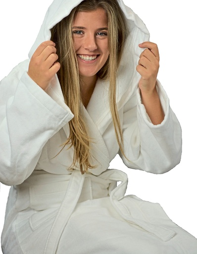 [AR029] (029.50) DeLuxe Velour Bathrobe with hood [AR029]