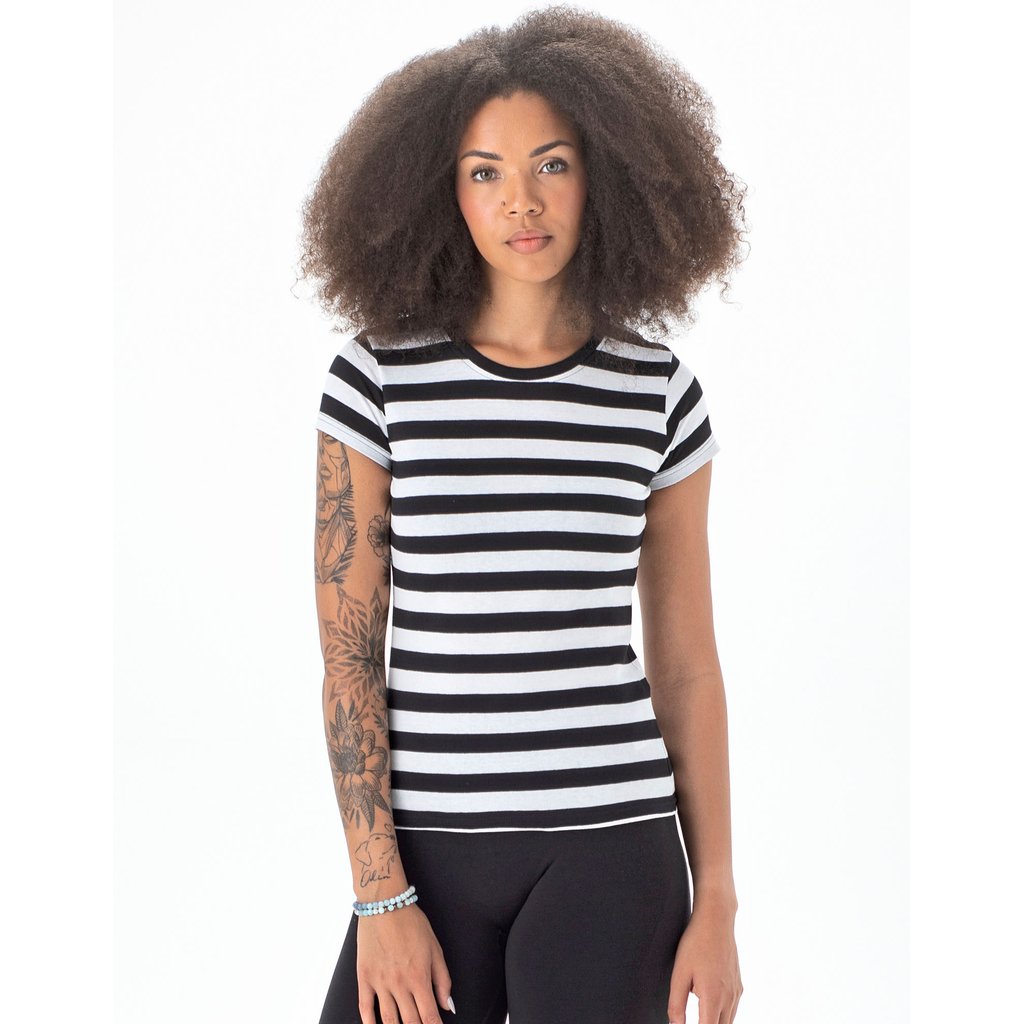 [P110S] (M110S) Women´s Stripy T