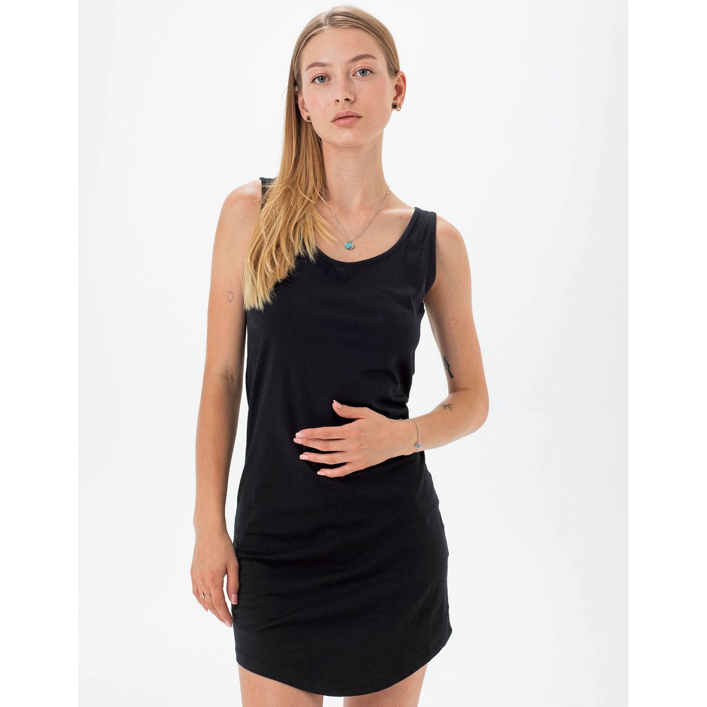 [P116] (M116) Curved Vest Dress