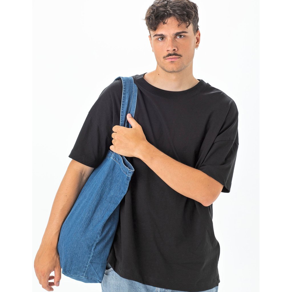 [P196] (M196) Denim Shopper