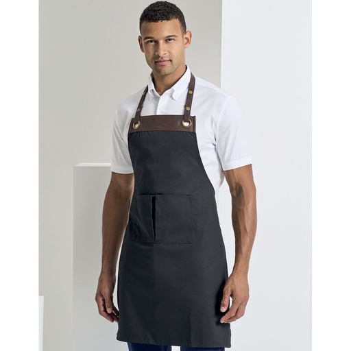 [PW123] (PR123) Espresso Bib Apron [PW123]