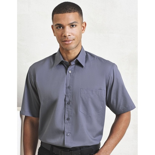 [PW202] (PR202) Men´s Poplin Short Sleeve Shirt [PW202]