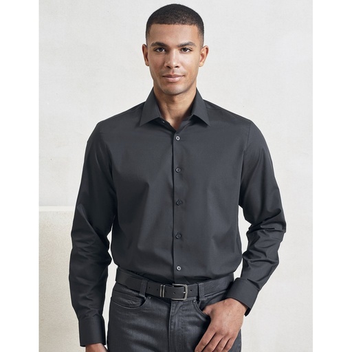 [PW203] (PR203) Men’s Long Sleeve ‘Recyclight’ Poplin Shirt [PW203]