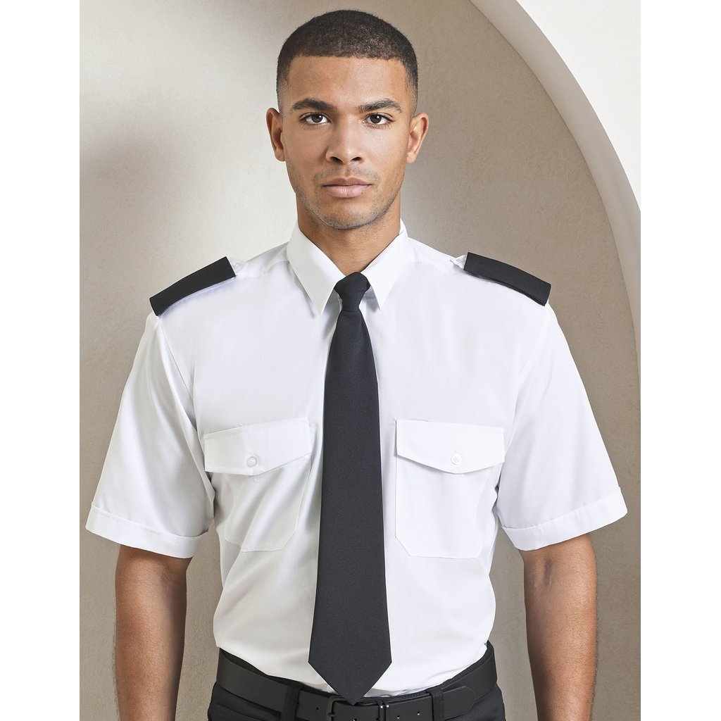 [PW212] (PR212) Pilot Shirt Short Sleeve