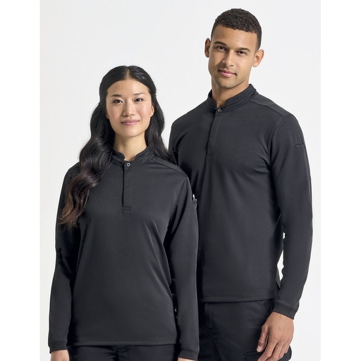 [PW647] (PR647) Essential ´Coolchecker®´ Chefs Shirt - Long Sleeve [PW647]