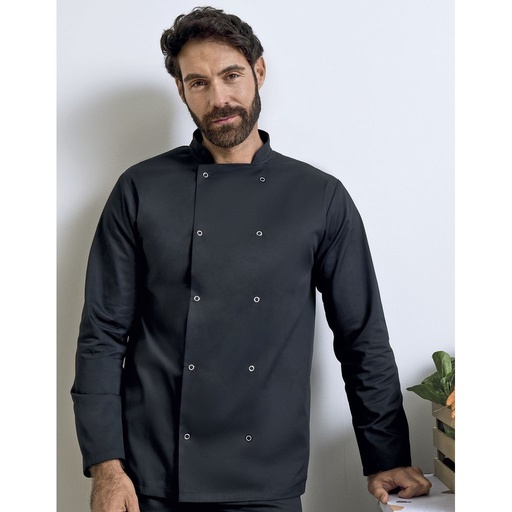 [PW665] (PR665) Chef´s Long Sleeve Stud Jacket [PW665]