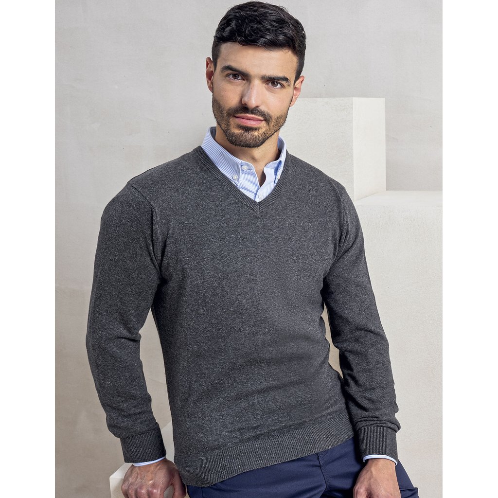 [PW694] (PR694) Men´s V-Neck Knitted Sweater