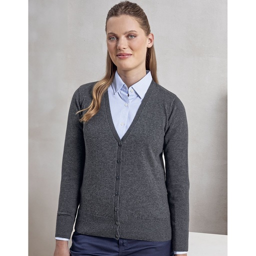 [PW697] (PR697) Women´s Button Through Knitted Cardigan [PW697]