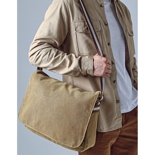 [QD610] Vintage Canvas Despatch Bag [QD610]