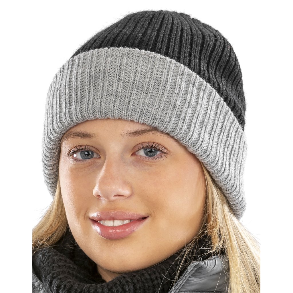 [RC378] (RC378X) Double Layer Knitted Hat