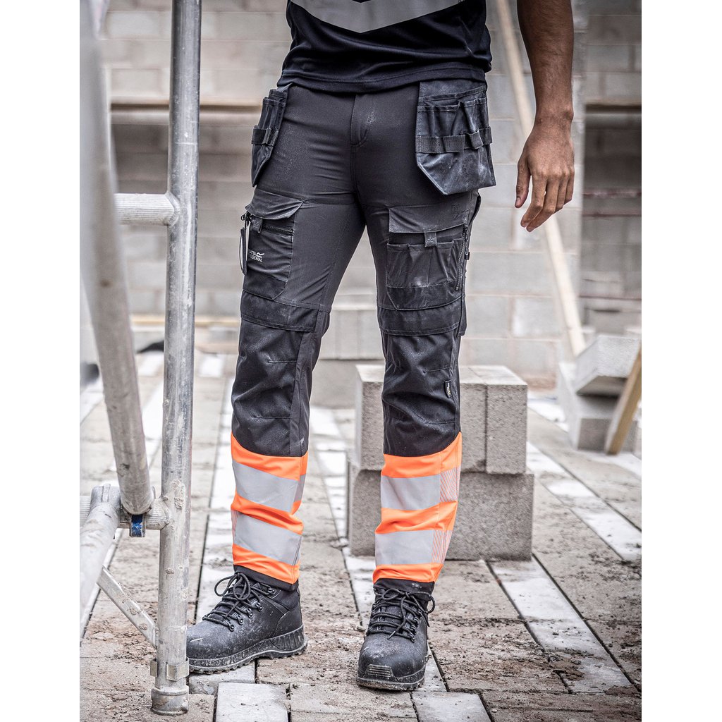 [RG480] (TRJ480) Hi-Vis X-Pro Stretch Holster Trouser (Class 1)