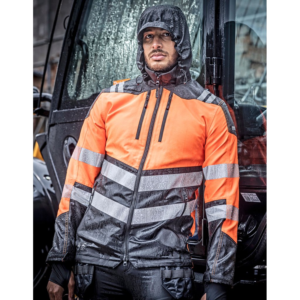 [RG550] (TRW550) Hi-Vis X-Pro Waterproof Shell Jacket (Class 2)