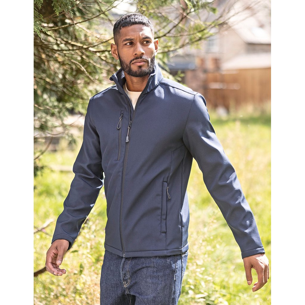 [RG6000] (TRA600) Honestly Made Recycled Softshell Jacket