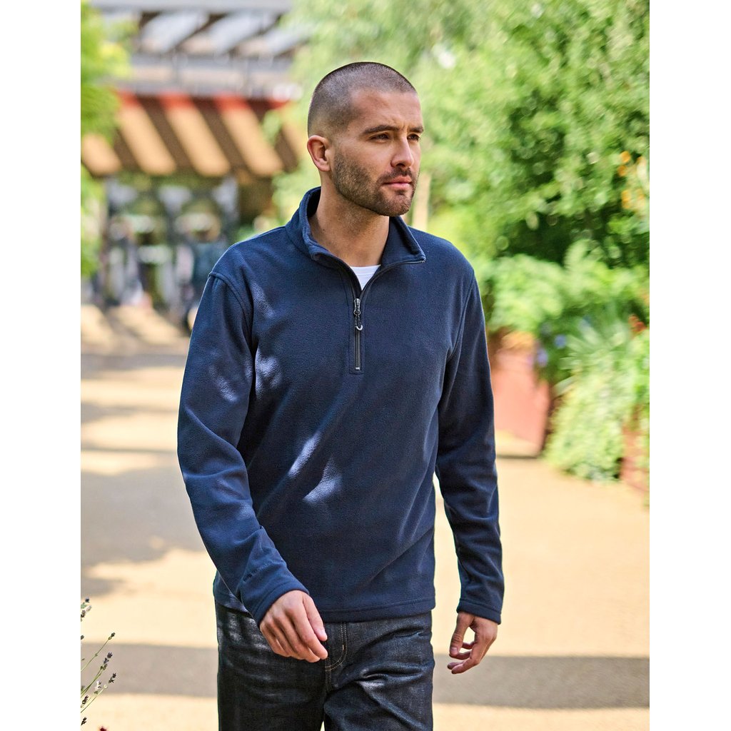 [RG636] (TRF636) Honestly Made Recycled Half Zip Fleece
