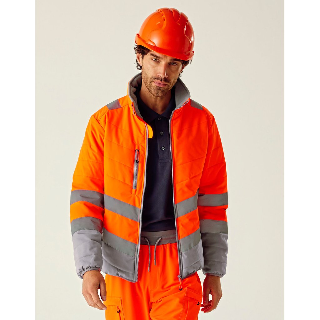 [RG9430] (TRA943) Hi-Vis 2-Tone Thermal Baffle Jacket [RG9430]