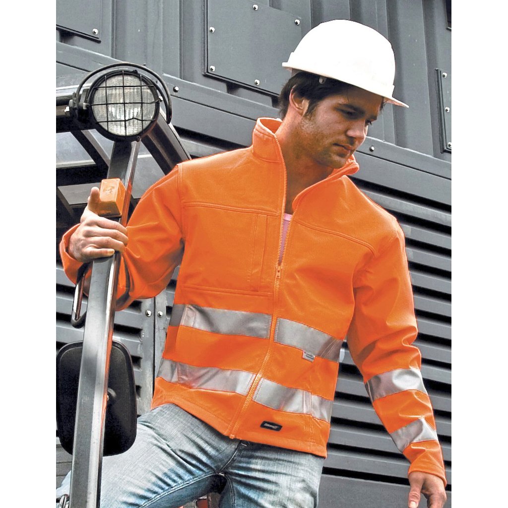 [RT117] (R117X) High Vis Soft Shell Jacket