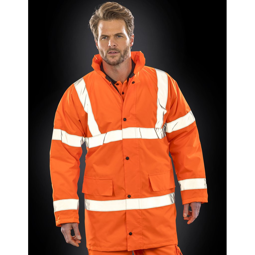 [RT218X] (R218X) High Vis Motorway Coat
