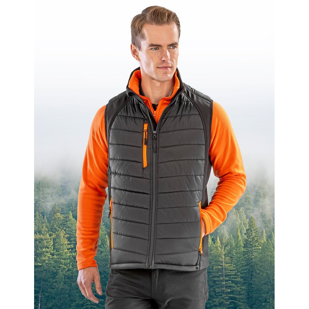 [RT238] (R238X) Recycled Compass Padded Softshell Gilet