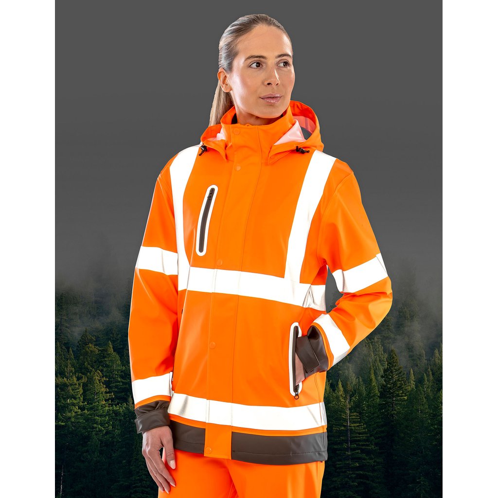 [RT507] (R507X) Heavy Duty Prism PU Safe & Dry Jacket with Recycled Backing