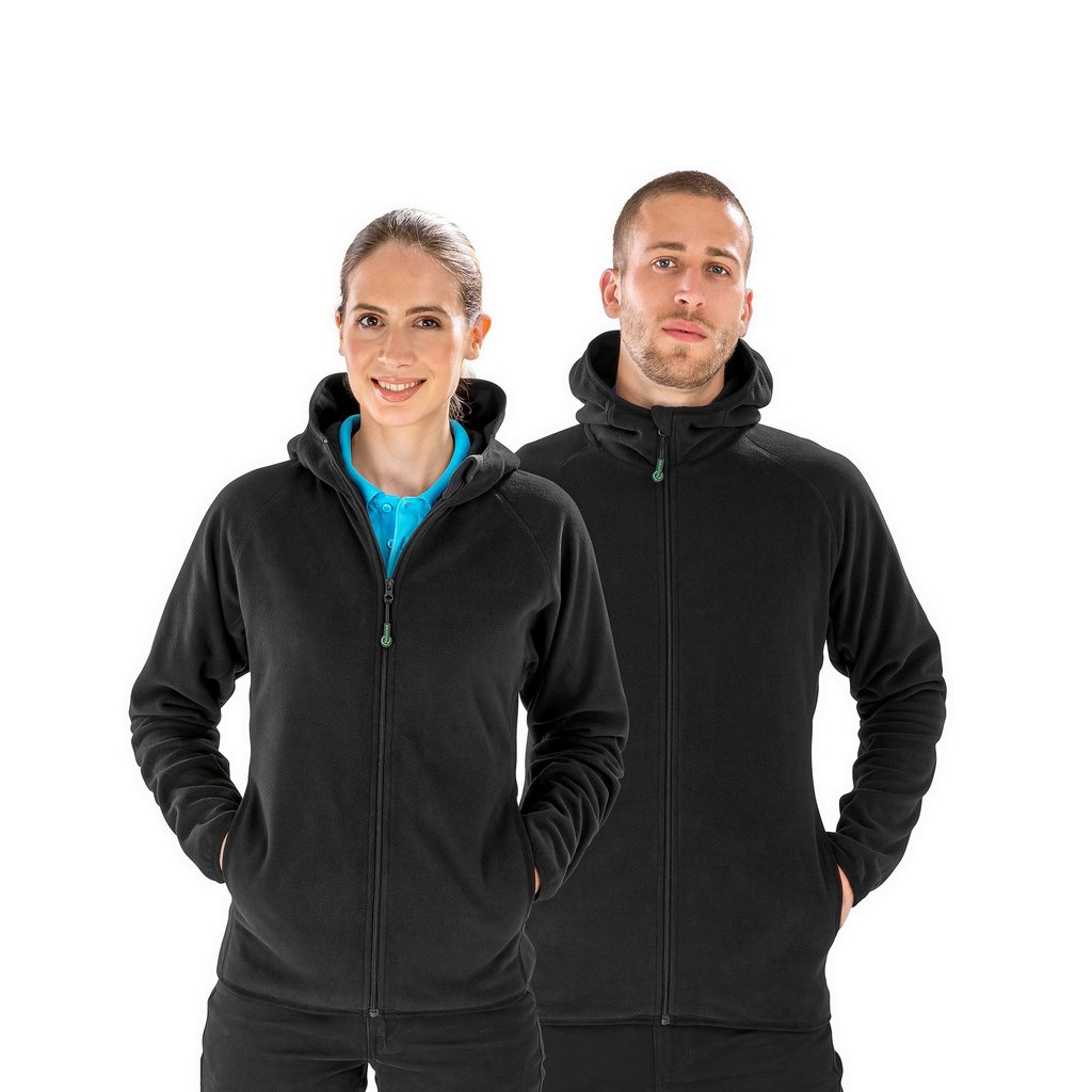 [RT906] (R906X) Recycled Hooded Microfleece Jacket [RT906]