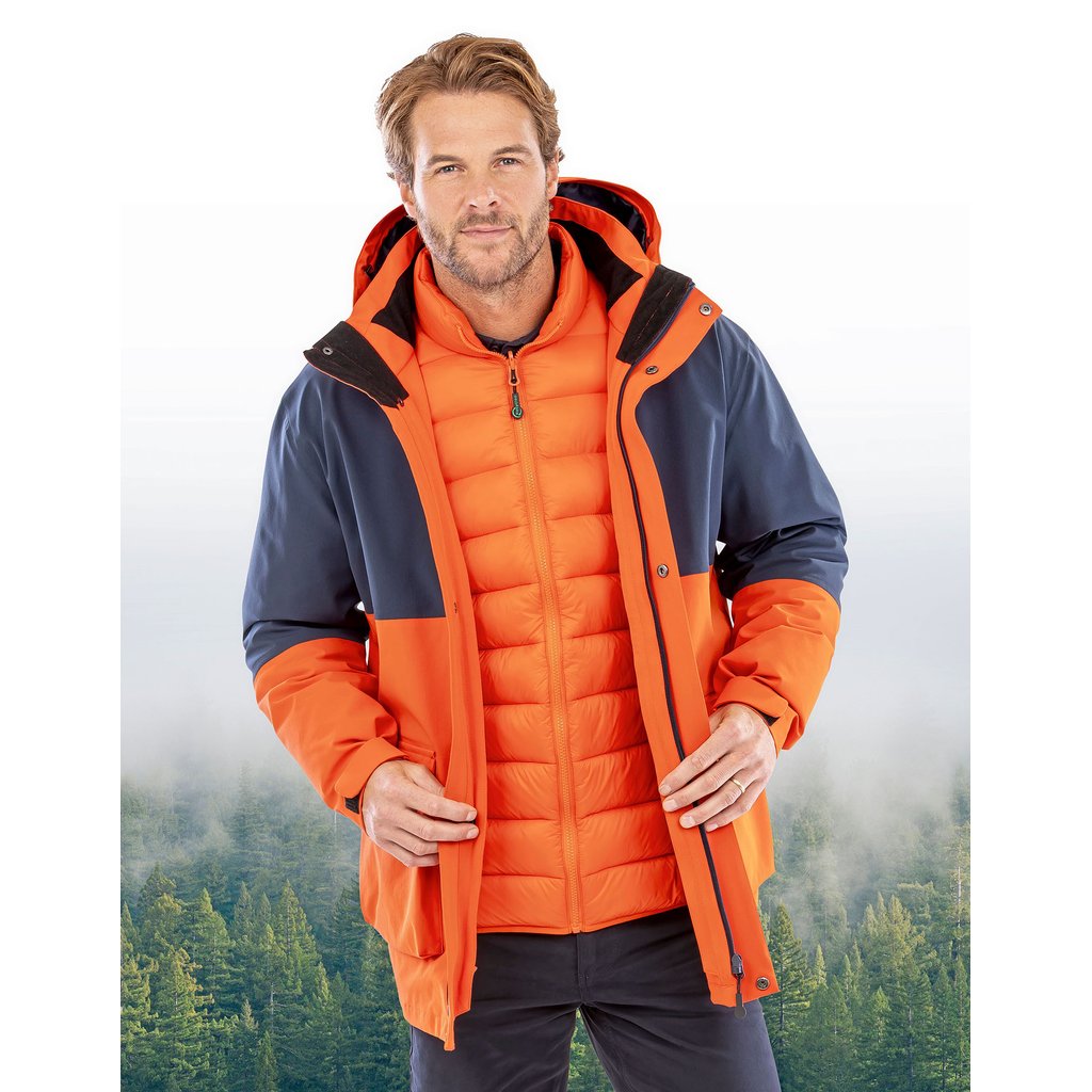 [RT920] (R920X) Recycled 3-In-1 Padded Ripstop Jacket