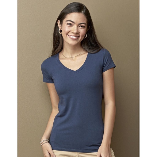 [S9710] (ST9710) Stretch-T V-Neck Women [S9710]