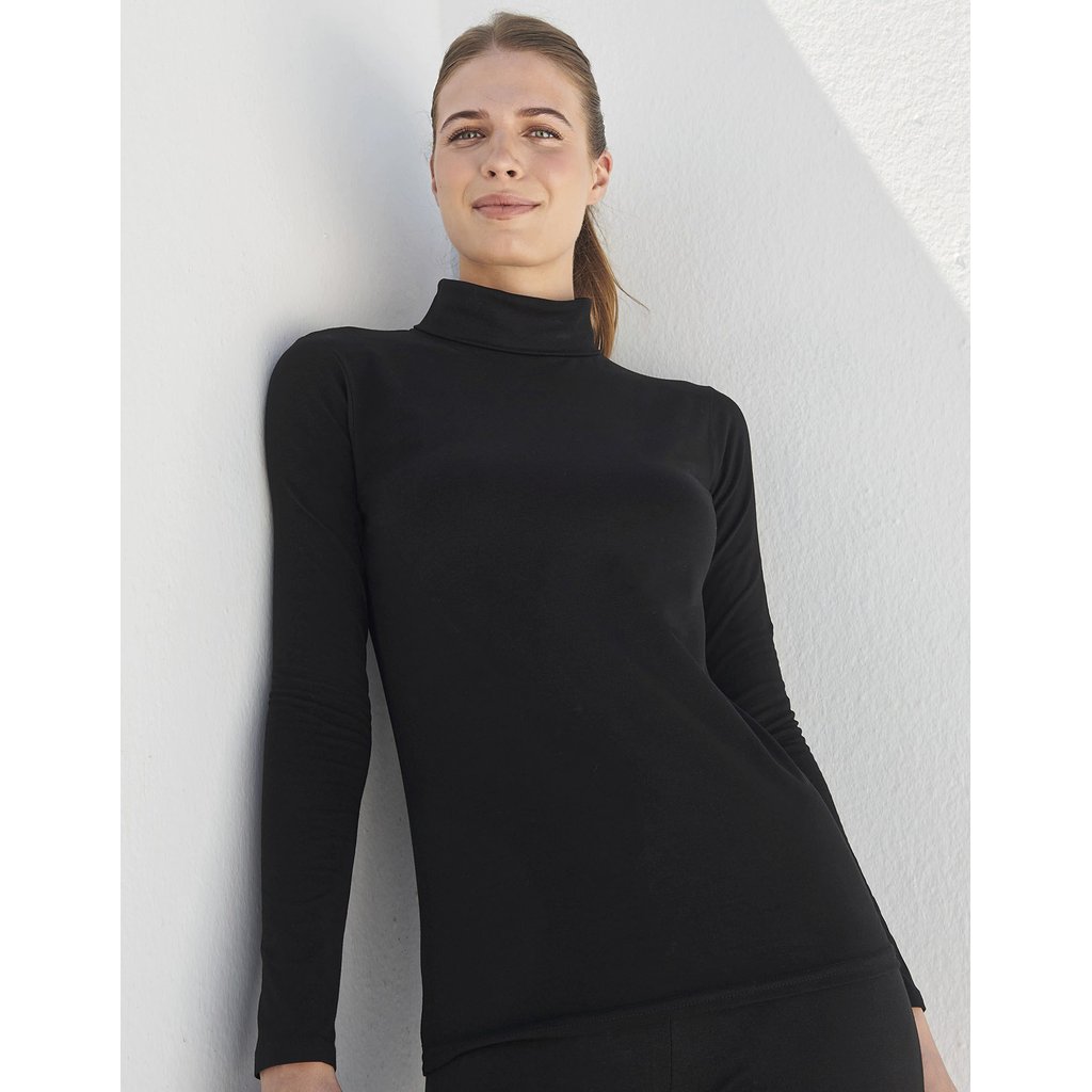 [SF125] (SK125) Women´s Feel Good Stretch Roll Neck Top