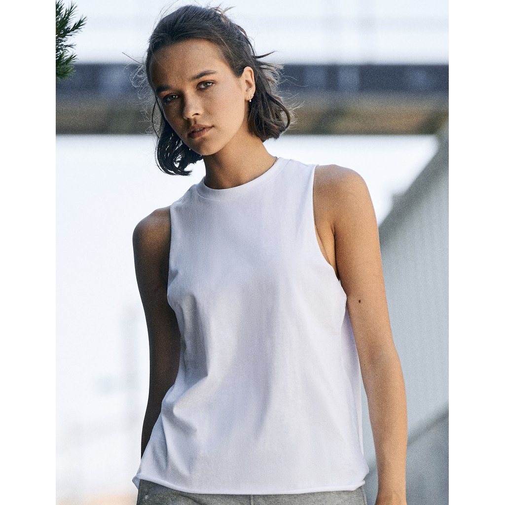 [SF232] (SK232) Women´s High Neck Slash Armhole Vest