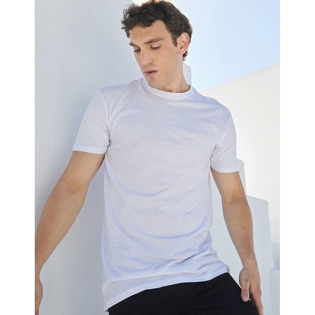 [SFM258] (SF258) Men´s Longline T-Shirt With Dipped Hem