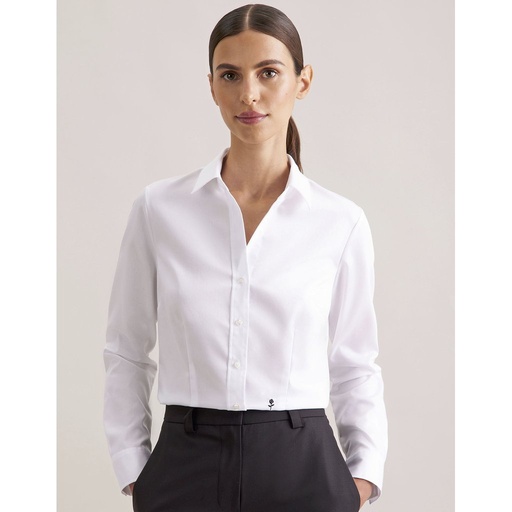 [SN080662] (080662) Women´s Blouse Slim Fit Fine Twill Longsleeve [SN080662]
