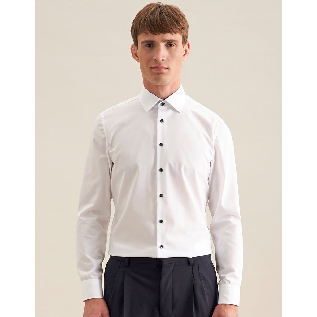 [SN293690] (293690) Men´s Shirt Poplin Shaped Fit Long Sleeve