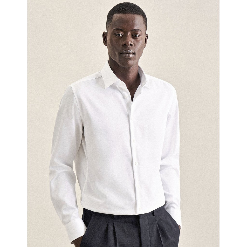[SN843510] (843510) Men´s Shirt Shaped Fit Fine Twill Longsleeve