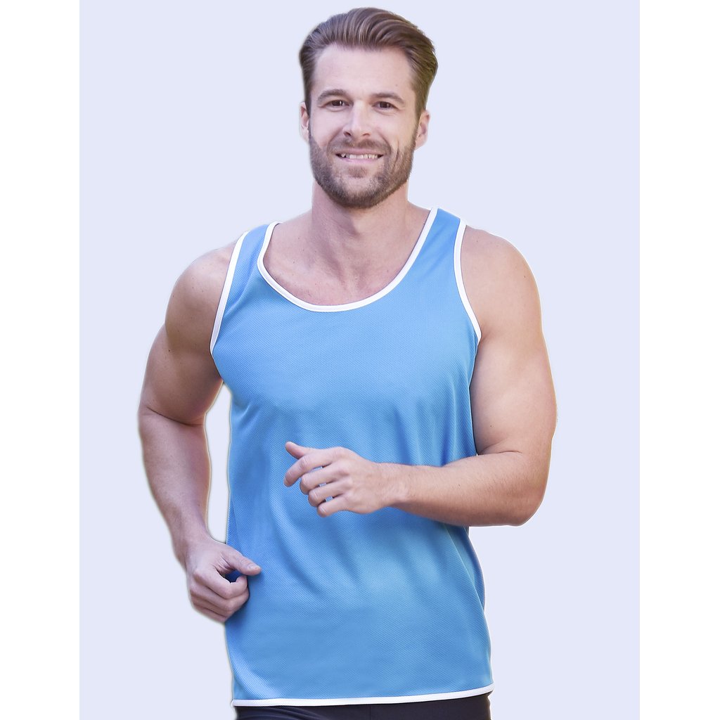 [SW305] (SW305) Men´s Contrast Sports Vest