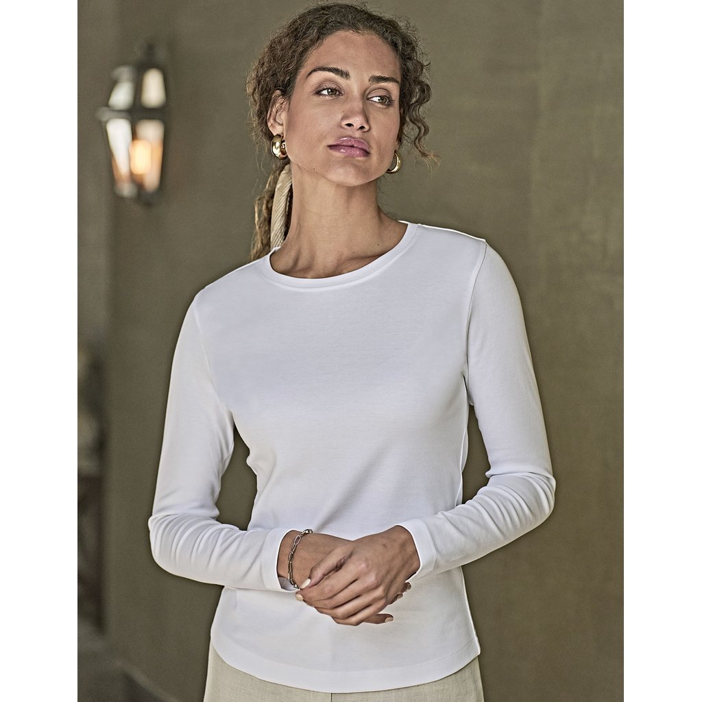 [TJ590] (590) Women´s Long Sleeve Interlock Tee