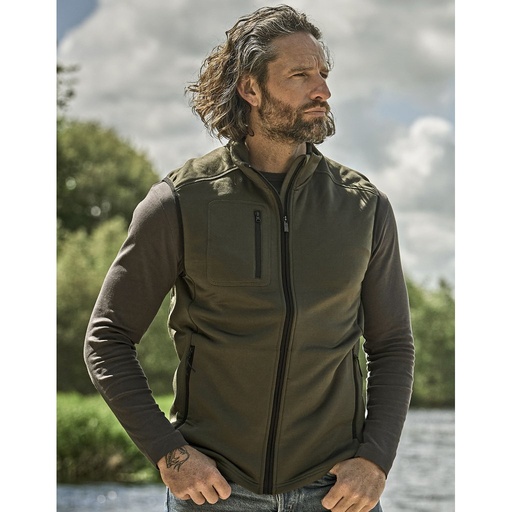 [TJ9104] (9104) Stretch Fleece Bodywarmer [TJ9104]