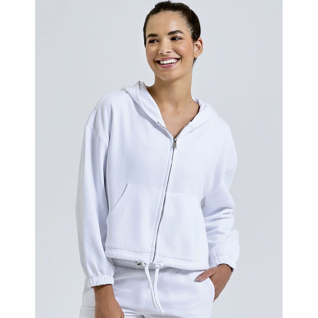 [TR601] (TR601) Women´s Recycled Drawstring Full-Zip Hoodie