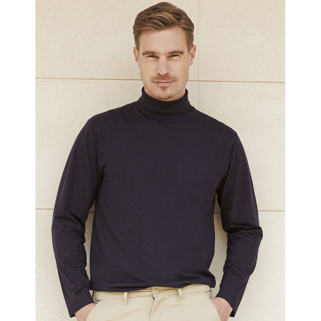 [W020] (H020) Roll-Neck Long-Sleeve Top