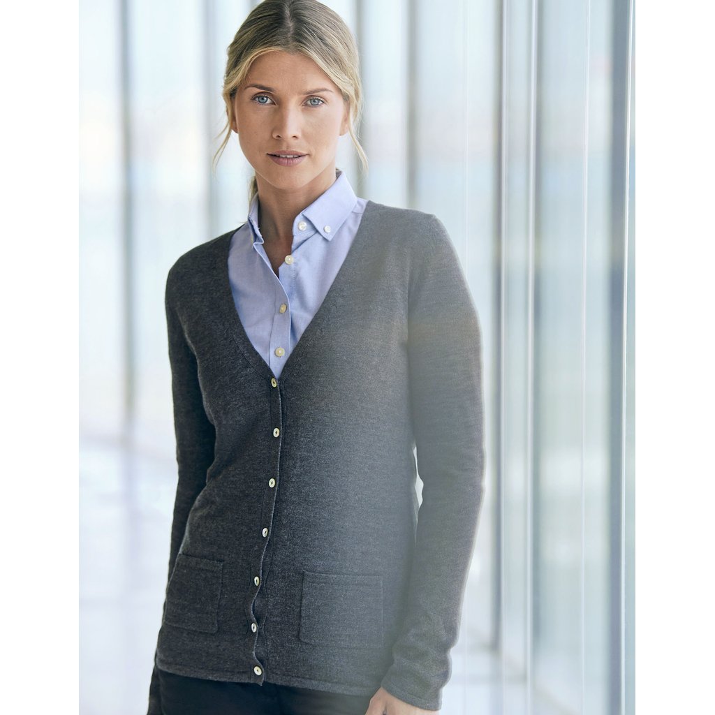 [W723] (H723) Ladies´ Lightweight V-Neck Cardigan