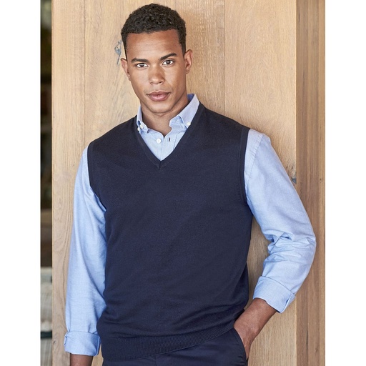 [W724] (H724) Men´s Lightweight Sleeveless V-Neck Jumper [W724]