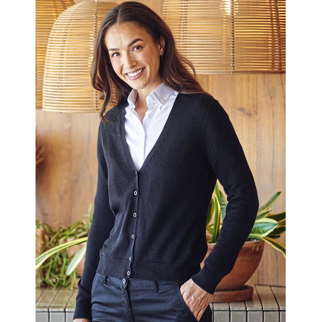 [W726] (H726) Ladies´ Lightweight V-Neck Short Cardigan