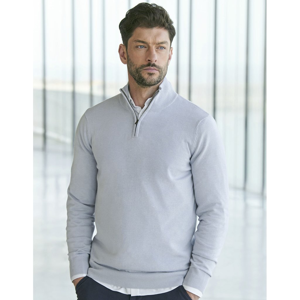[W729] (H729) Men´s Quarter Zip Jumper