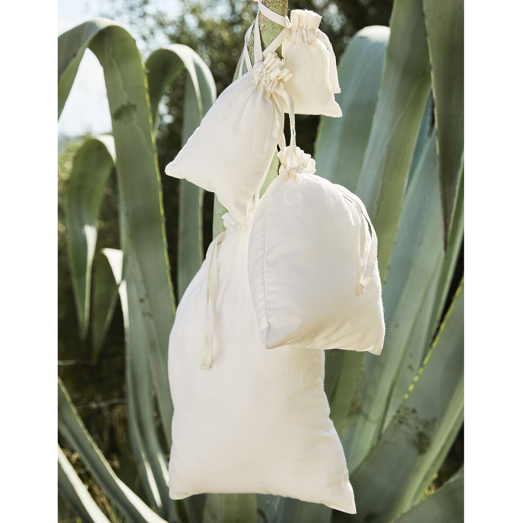 [WM118] (W118) Organic Cotton Draw Cord Bag