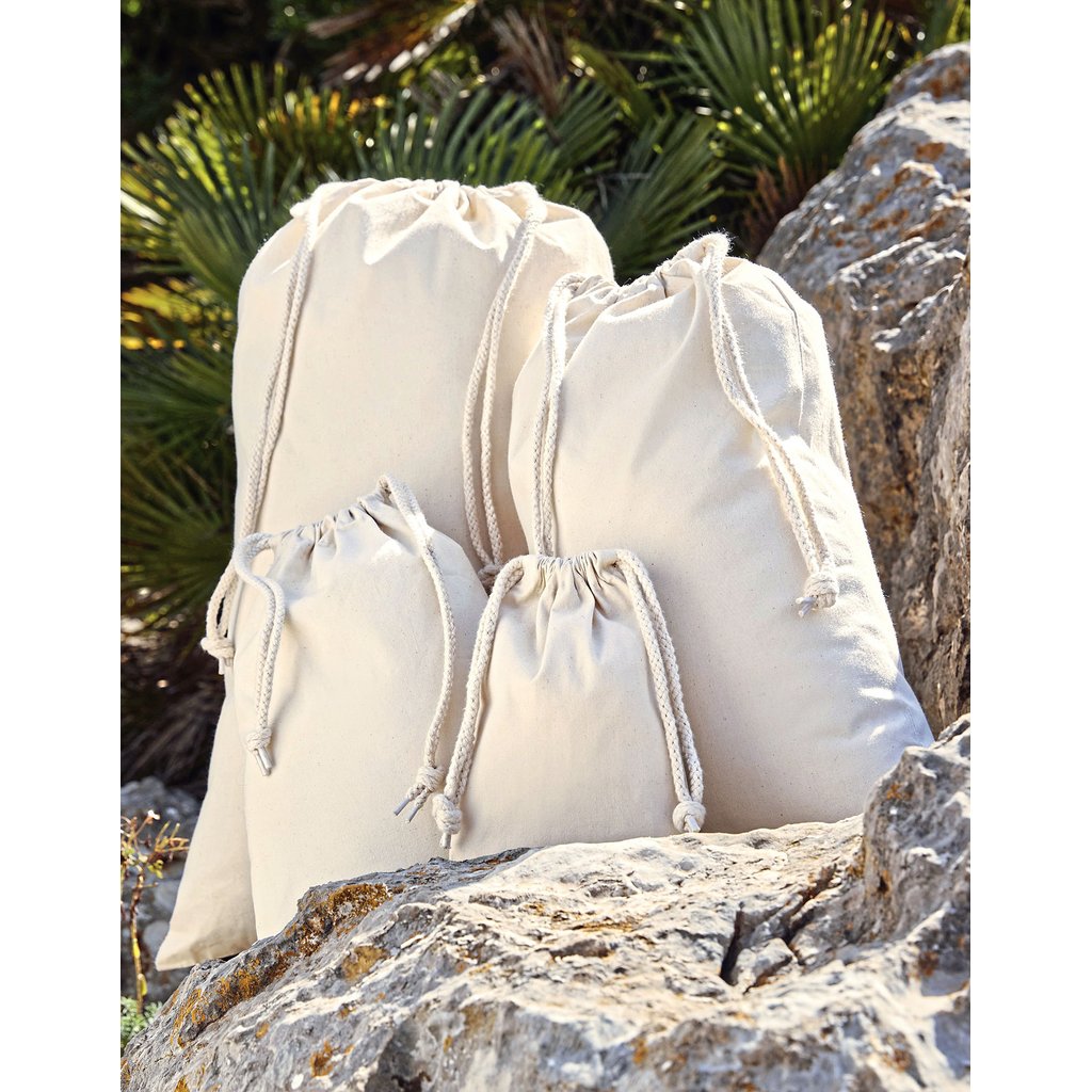[WM266] (W266) Organic Premium Cotton Stuff Bag